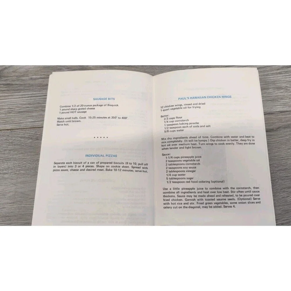 Marge Griffin's Family Cookbook, Senator Bob Griffin Michigan c1970s - Recipes
